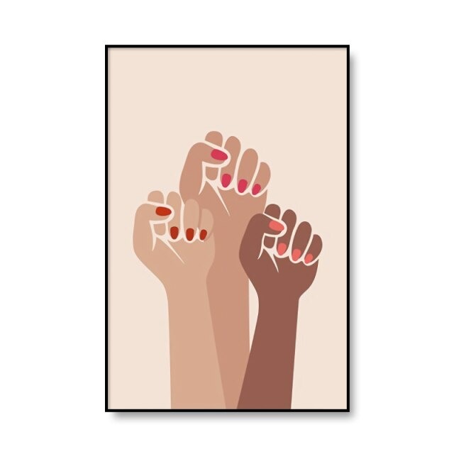 Girl Power Canvas Posters
