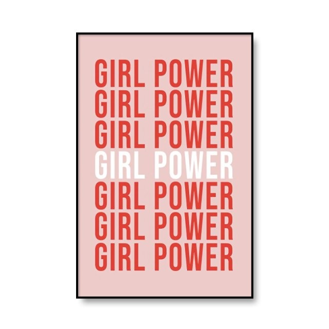 Girl Power Canvas Posters