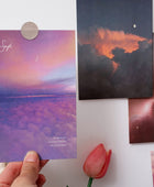 Glitter Wolken Wandcollage Kaarten
