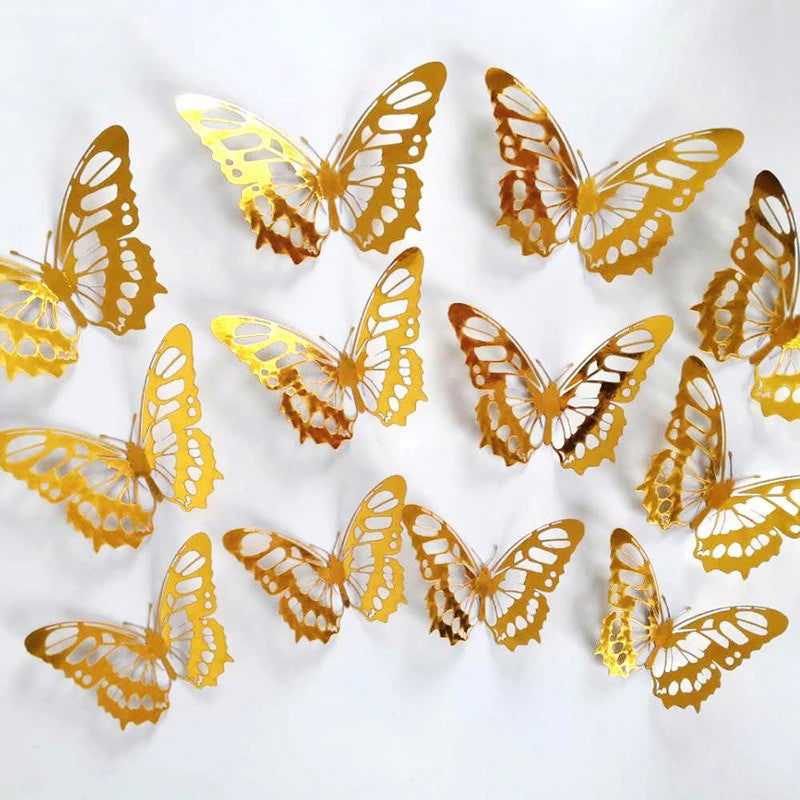Gouden Vlinder Muurstickers