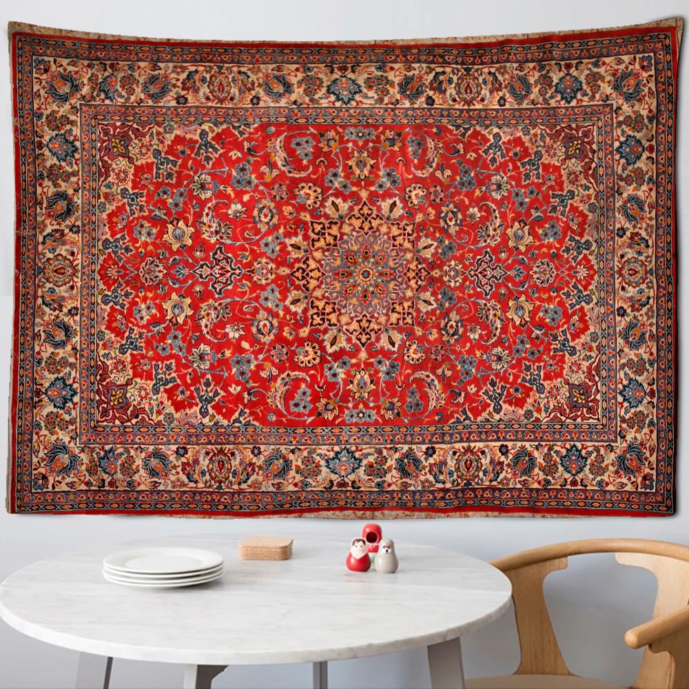 Old Grandmother's Carpet Wandtapijt