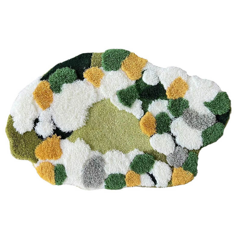 Groen Mos Accent Tapijt