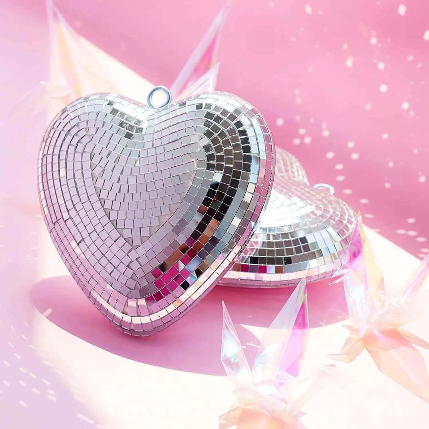 2 Hartvormige Discoballen