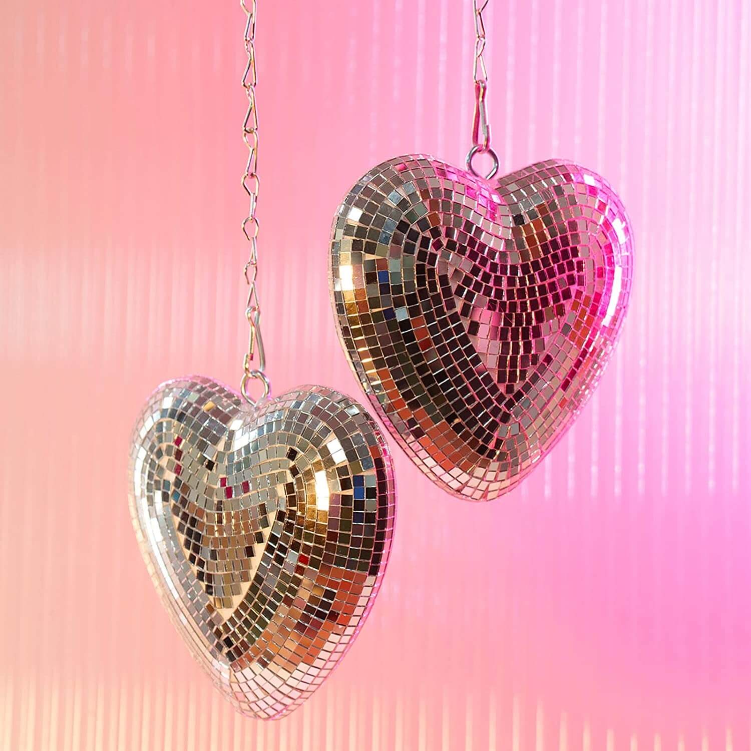 2 Hartvormige Discoballen