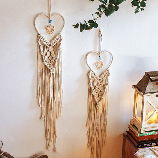 Hartvormige Macrame Dromenvanger