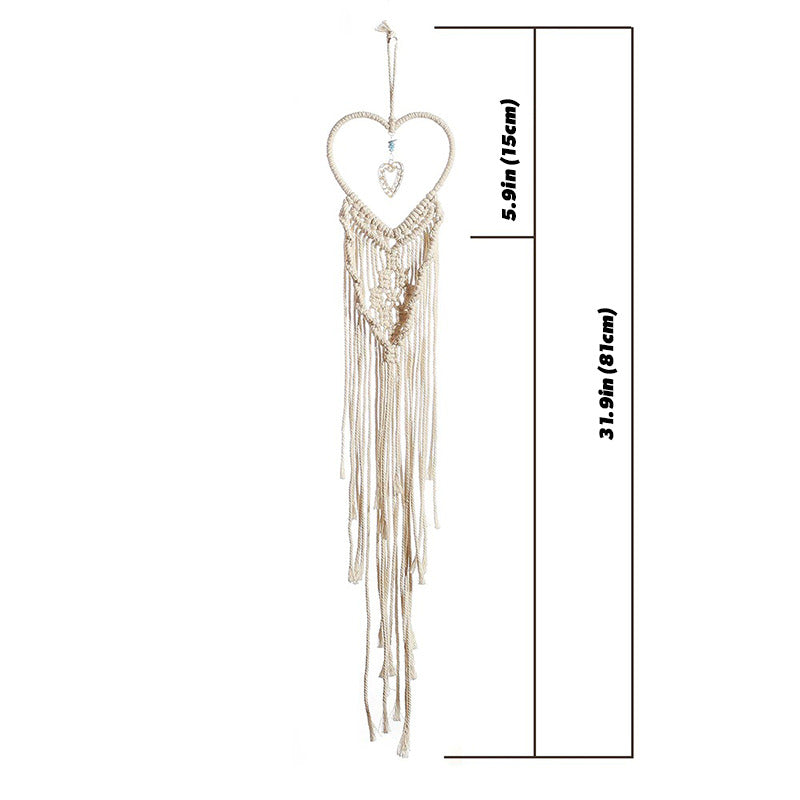Hartvormige Macrame Dromenvanger