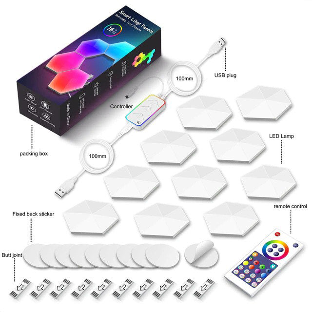 Hexagon LED-Verlichting