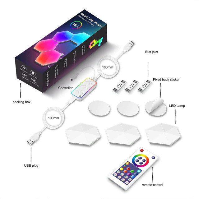 Hexagon LED-Verlichting