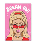 Hot Pink Girly Canvas Posters