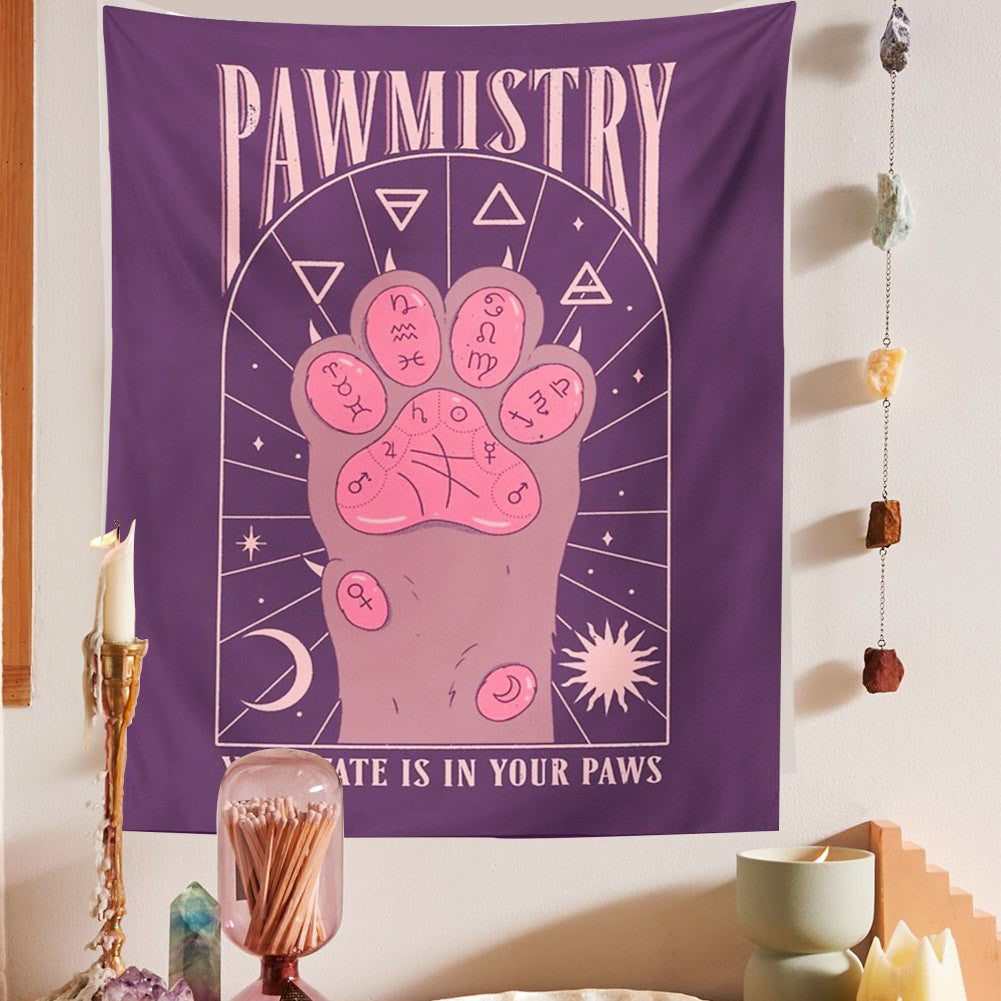 Pawmistry Wandtapijt