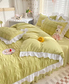 Kawaii Geribbeld Beddengoedset