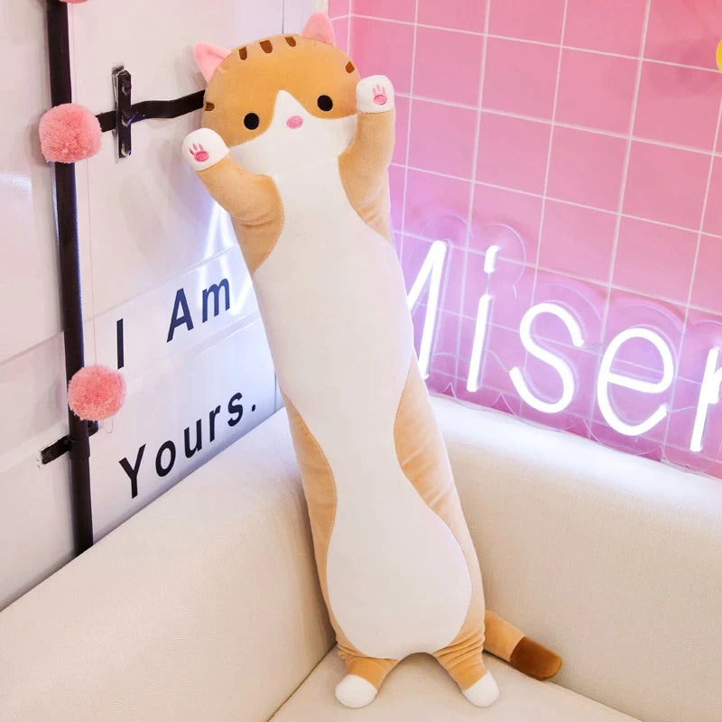 Kawaii Sausage Cat Pluche knuffel