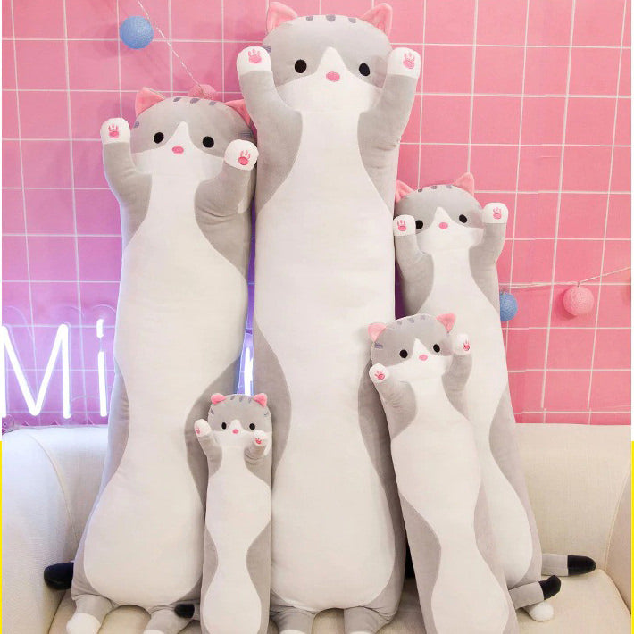 Kawaii Sausage Cat Pluche knuffel