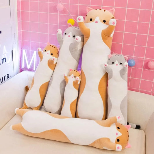 Kawaii Sausage Cat Pluche knuffel
