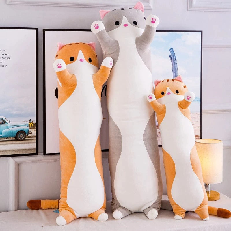 Kawaii Sausage Cat Pluche knuffel