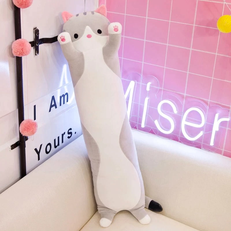 Kawaii Sausage Cat Pluche knuffel
