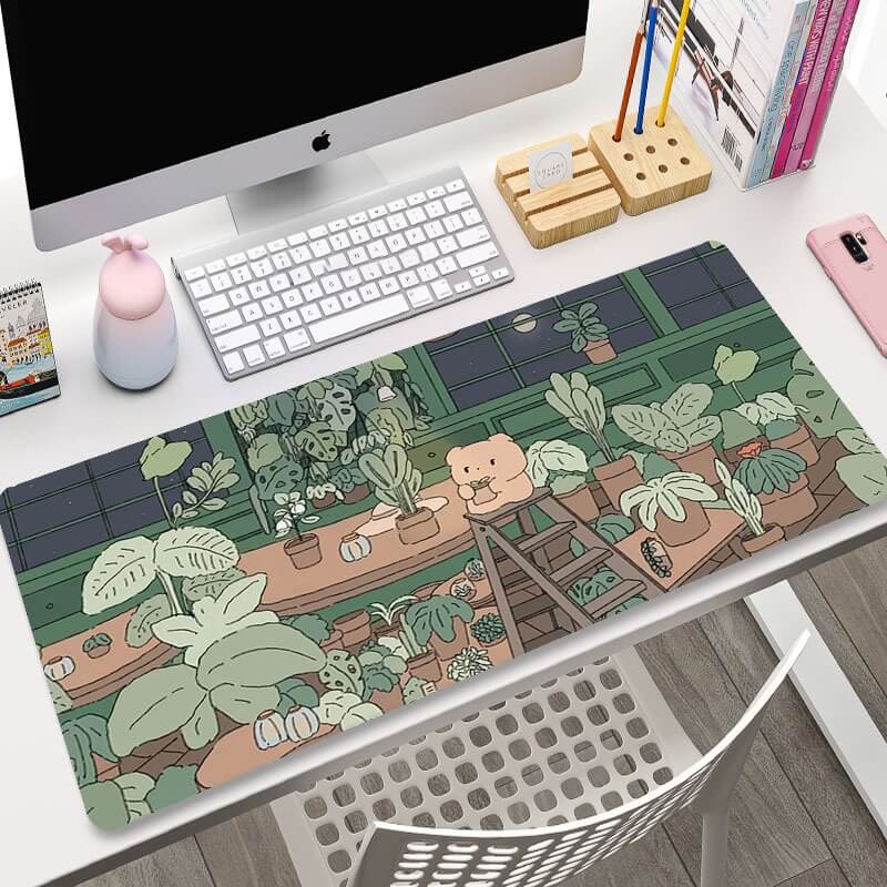 Kawaii Plant Aesthetic Muismat