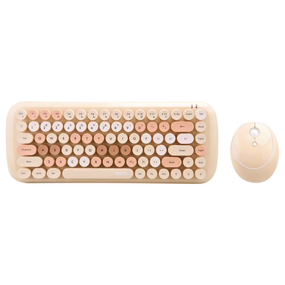 Kawaii Retro Toetsenbord + Muis Set