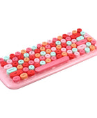 Kawaii Retro Toetsenbord + Muis Set
