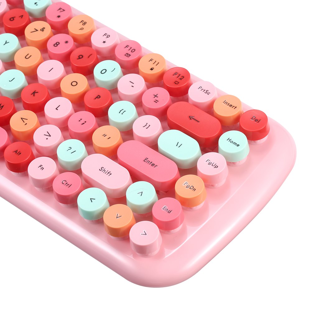 Kawaii Retro Toetsenbord + Muis Set