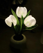 LED Nachtlampje in Mini Pot met Tulpen