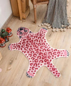Roze Luipaard Accent Tapijt