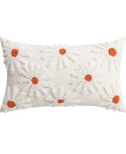 Lichtbeige Bloemen Kussenhoes