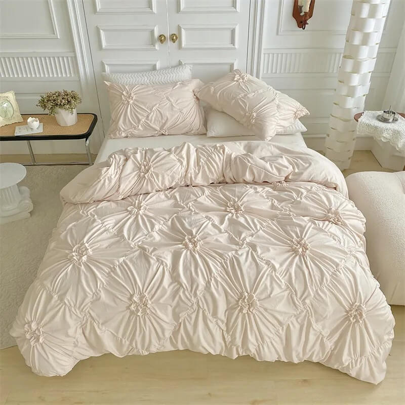 Beddengoedset met Rimpelbloemen