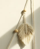 Macramé Blad Kwastjes Wanddecoratie