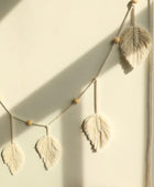 Macramé Blad Kwastjes Wanddecoratie