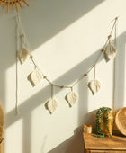 Macramé Blad Kwastjes Wanddecoratie