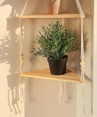 Macramé Hangende Hoekplank