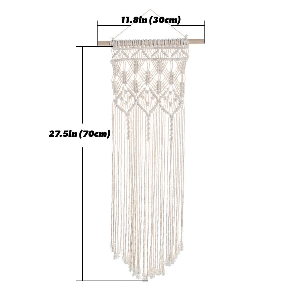 Kleine Diamanten Macramé Wandhanger