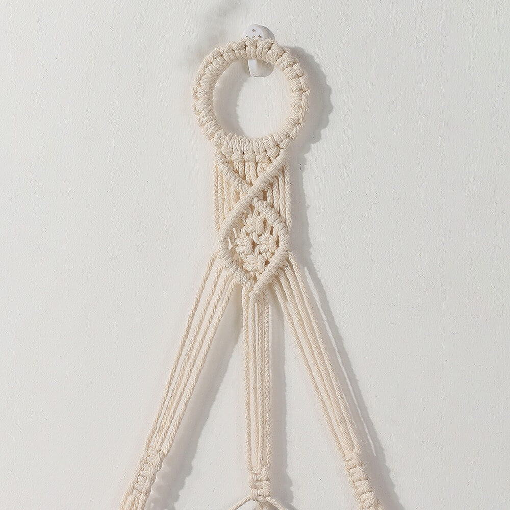 Macramé Wandhanger met Spiegel