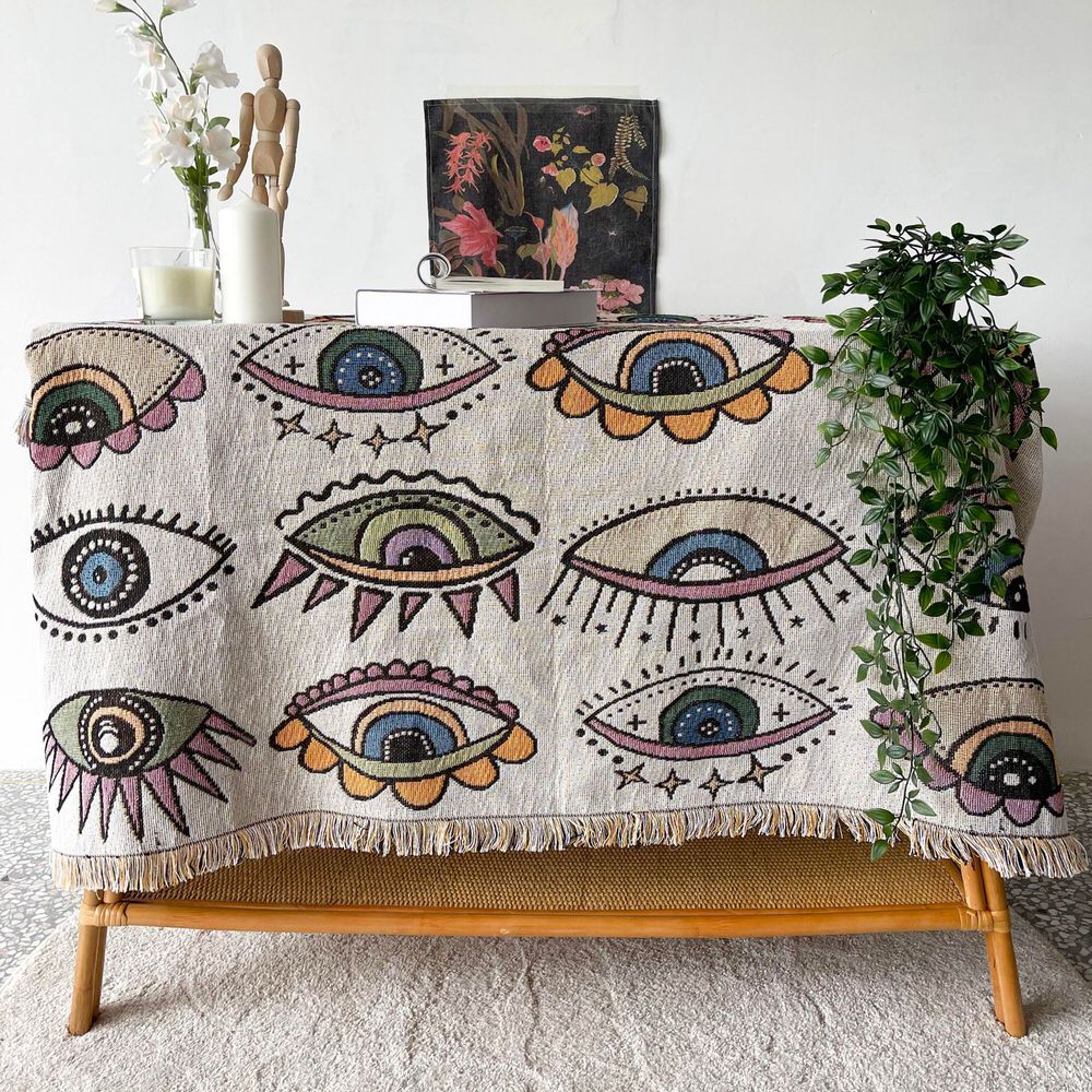 Magic Eyes Geweven Deken
