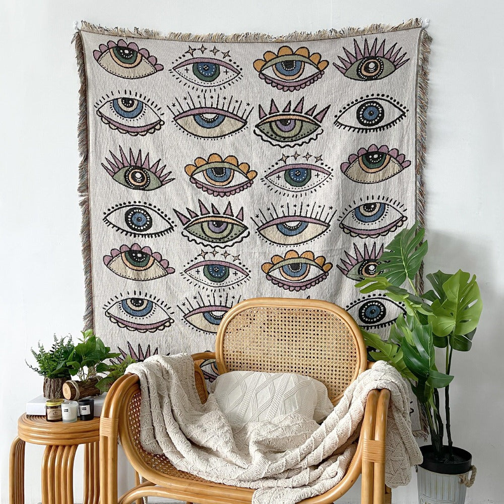 Magic Eyes Geweven Deken