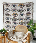 Magic Eyes Geweven Deken