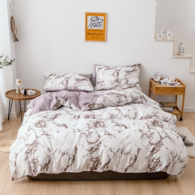 Marmerprint Beddengoedset