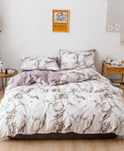 Marmerprint Beddengoedset