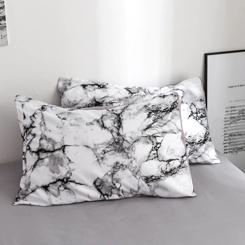 Marmerprint Beddengoedset