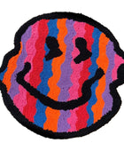 Melted Smiley Fluffy Accent Tapijt