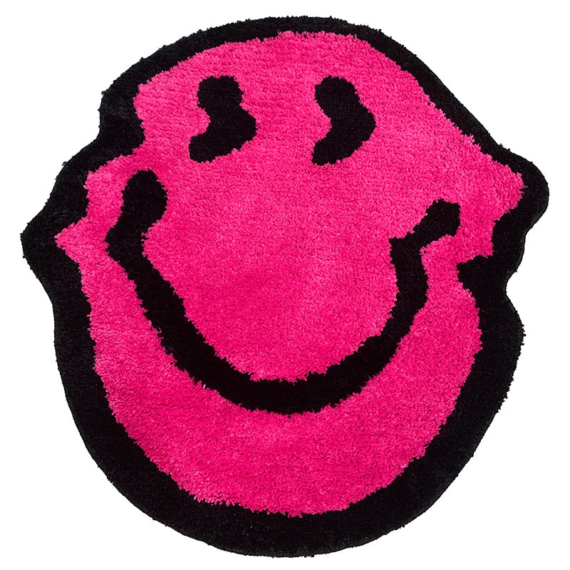 Melted Smiley Fluffy Accent Tapijt