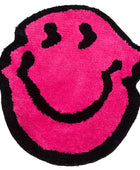 Melted Smiley Fluffy Accent Tapijt
