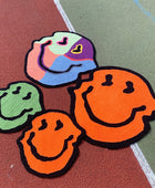 Melted Smiley Fluffy Accent Tapijt