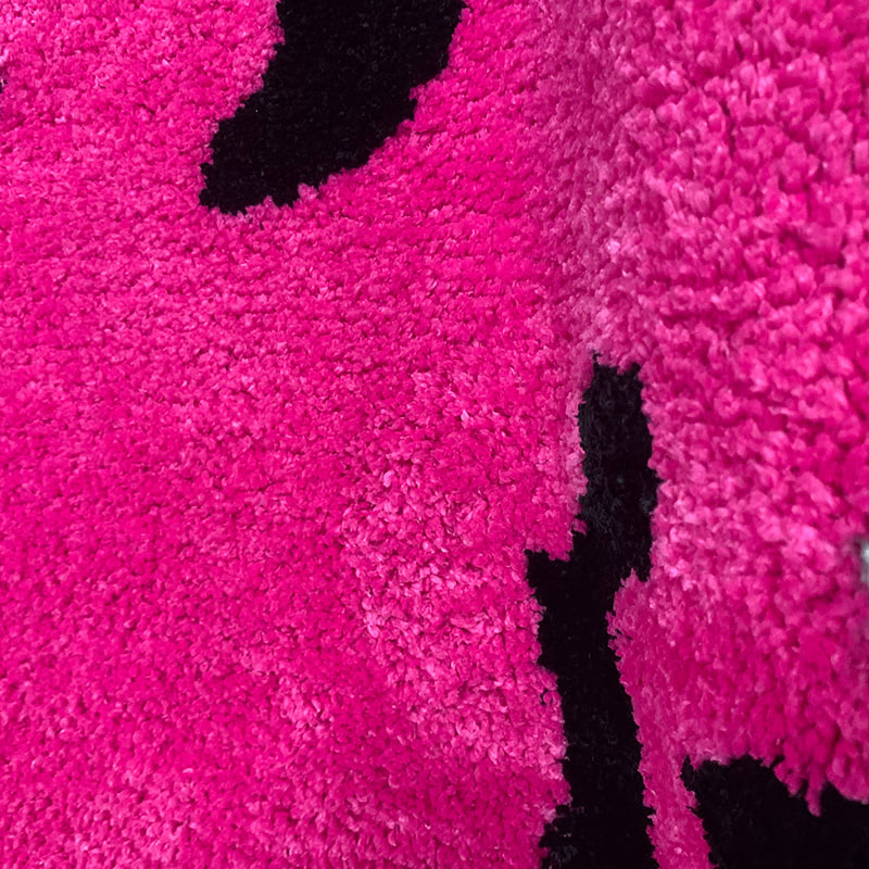 Melted Smiley Fluffy Accent Tapijt