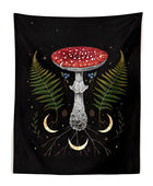 Midnight Mushroom Wandtapijt