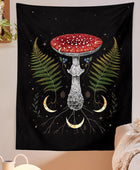 Midnight Mushroom Wandtapijt