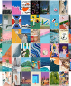 Minimalistische Kunst Wandcollage Kaarten