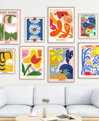 Moderne Flower Market Canvas Posters