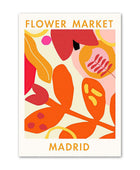 Moderne Flower Market Canvas Posters